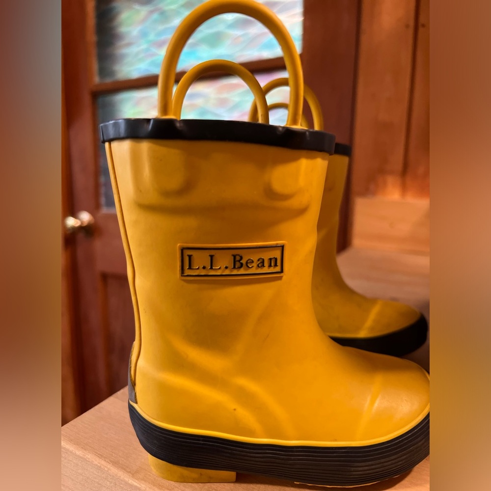 L.L. Bean Kids Yellow Boots